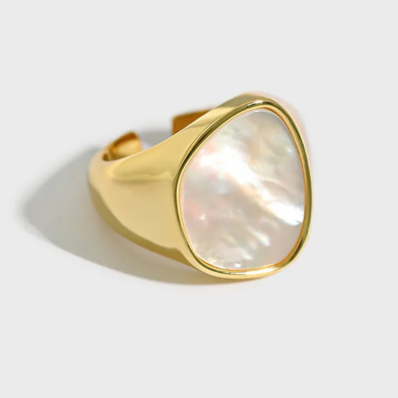 White Stone Ring