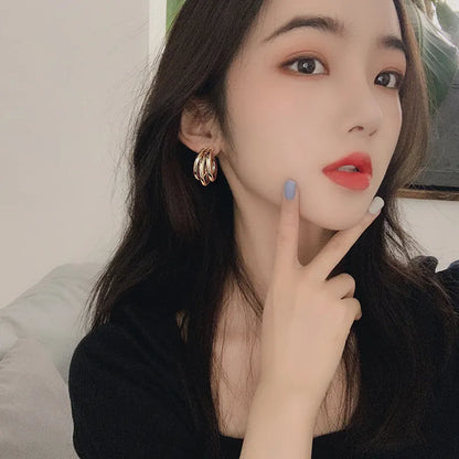 Gold Hoop Earring