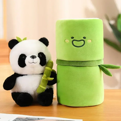 Bamboo Tube Panda Plushy™