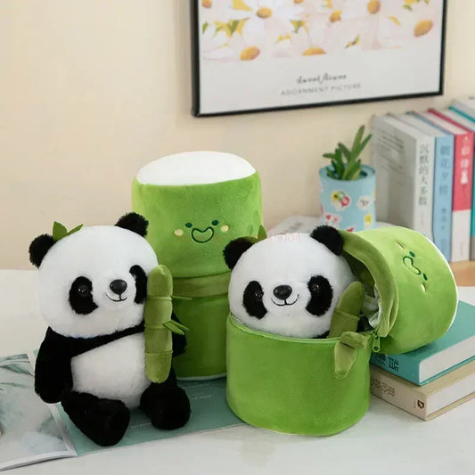 Bamboo Tube Panda Plushy™